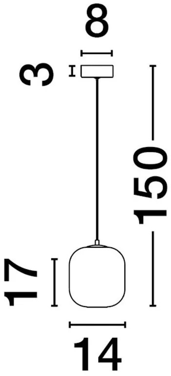 Pendul LED design modern AELIA