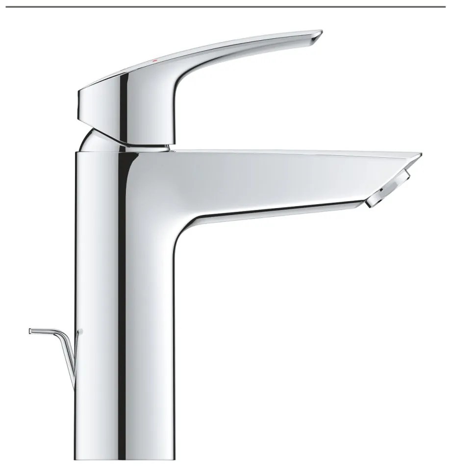 Baterie lavoar culoare crom, marimea M, Grohe Eurosmart New