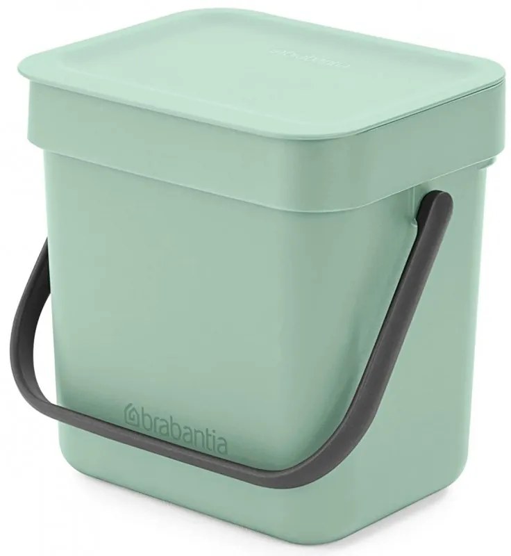 Cos de gunoi colectare selectiva Brabantia Sort&Go 1005520, 3 L, Maner, Verde deschis