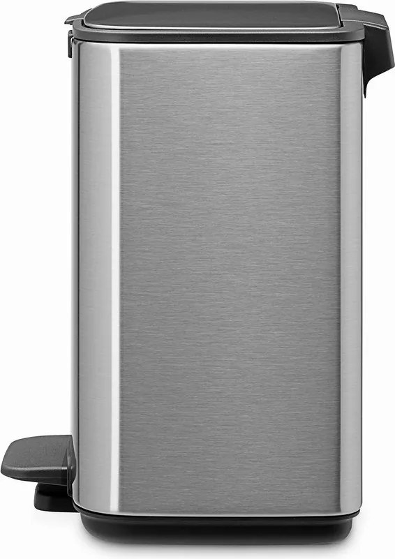 Coș de gunoi argintiu mat cu pedală din oțel 4 l Bo – Brabantia