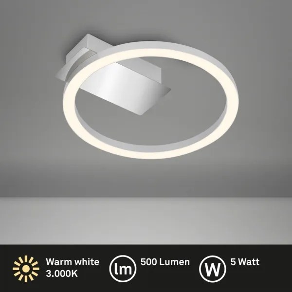 Briloner 3778-014 - Plafonieră LED FRAME LED/5W/230V Ø 20 cm crom mat