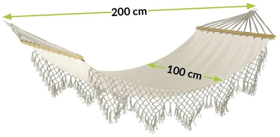 Hamac de gradina Boho 200x100 cm