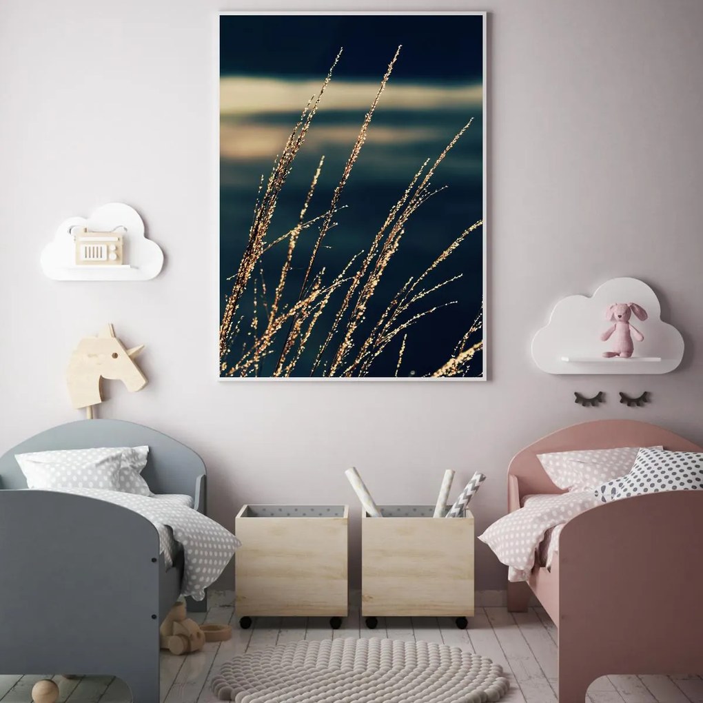 Poster - Detaliu de ierburi de apă (A4)