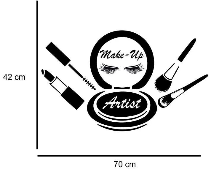 Sticker perete Trusa de Machiaj 1