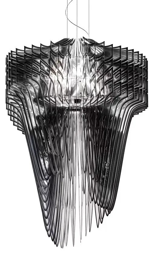 Lustra design Art Deco realizata manual Aria XL Black Fade