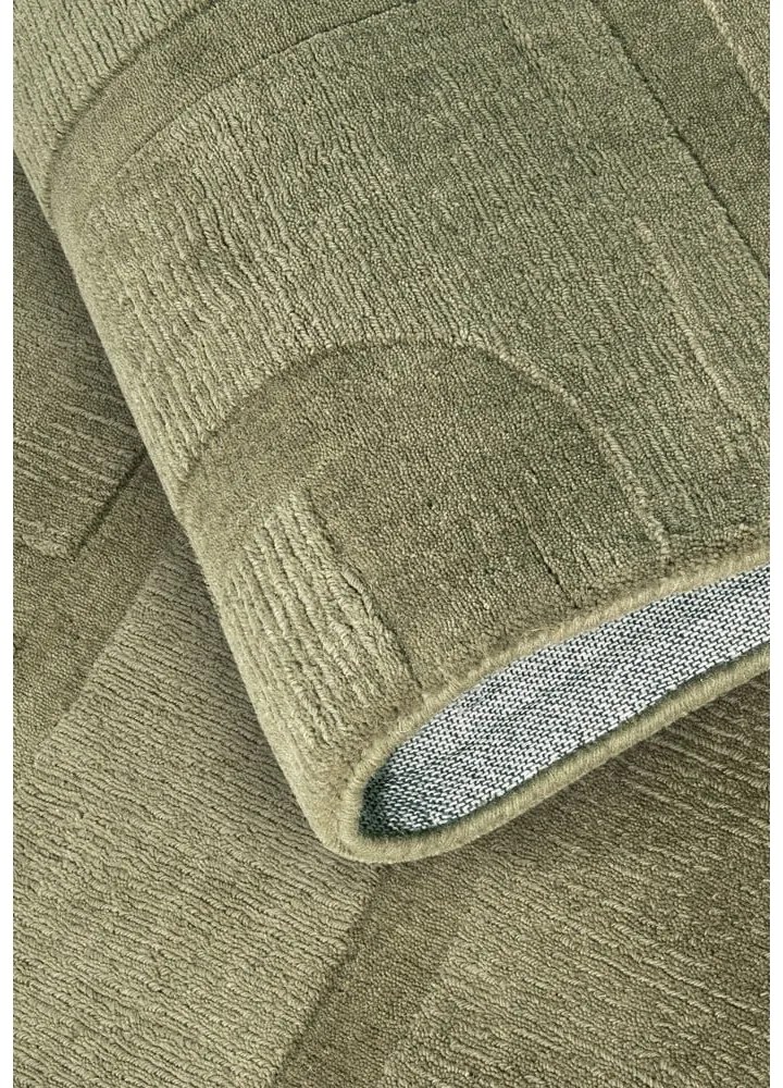 Covor tip traversă verde țesut manual din lână 80x250 cm Alexis – Villeroy&amp;Boch