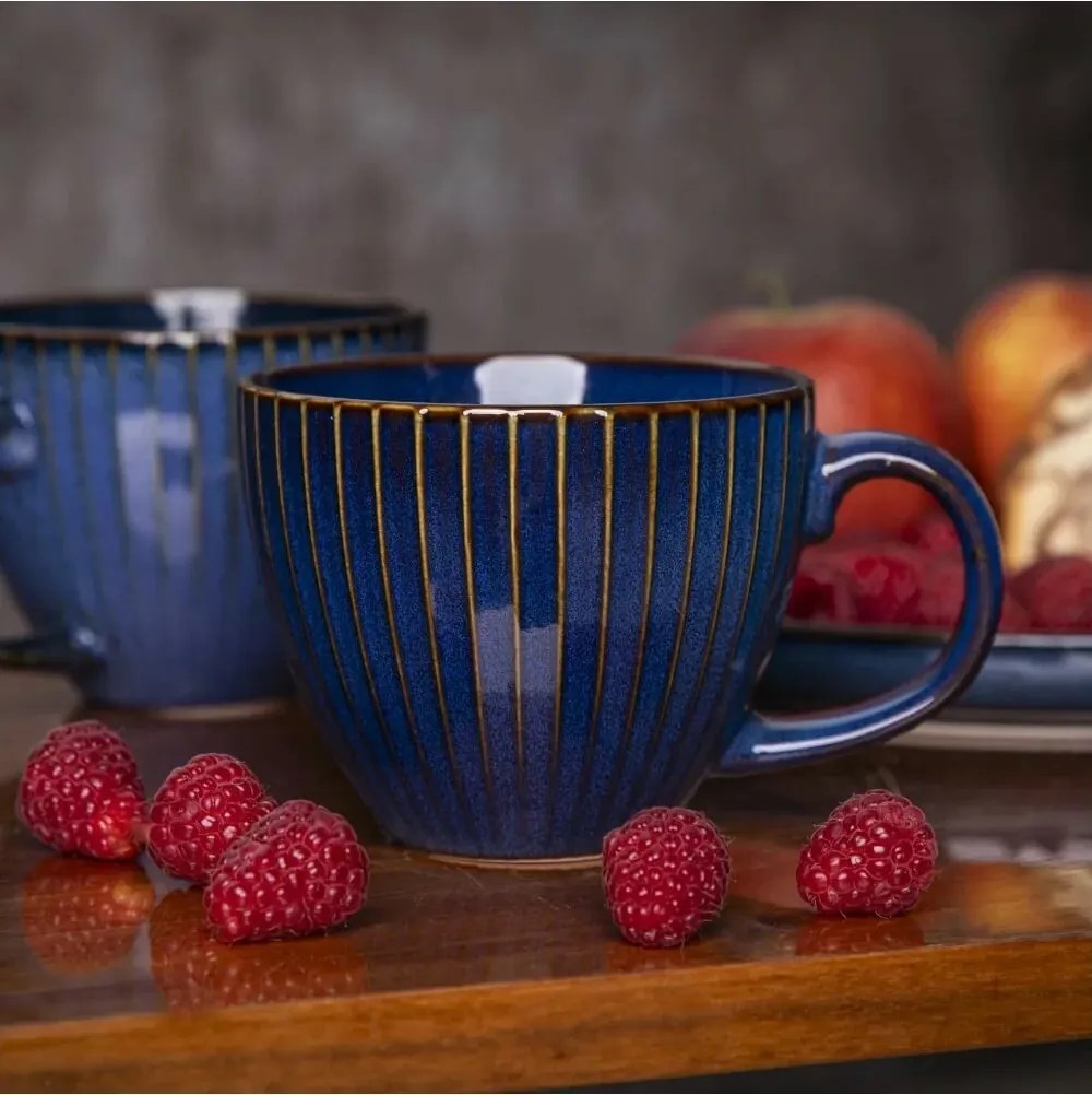 Altom Set de 2 căni jumbo Reactive Stripes 450 ml