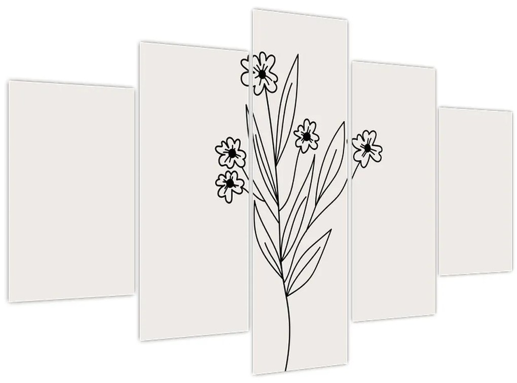 Tablou - Floare de pajiște N⁰1 (150x105 cm)