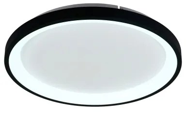 Brilagi - Plafonieră LED reglabilă FALCON SLIM LED/42W/230V Ø 50 cm neagră + telecomandă