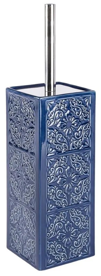 WENKO 22654100 - Perie WC CORDOBA 9,5x35 cm albastră