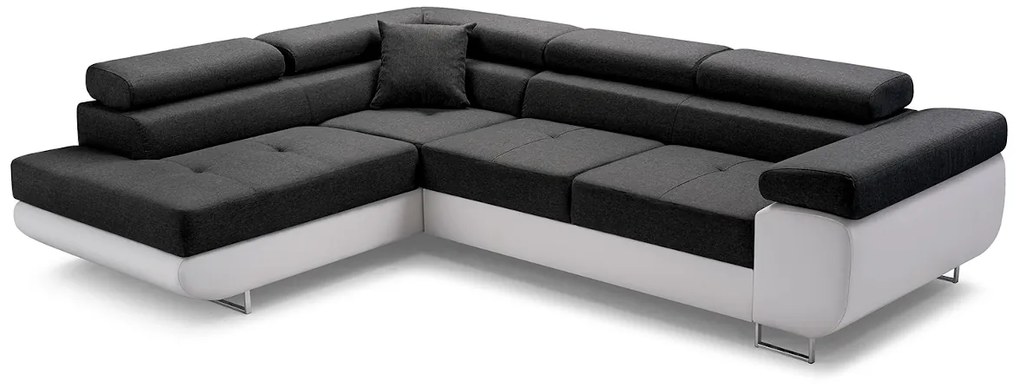 Supermobel Coltar extensibil ASTON, 273x70/85x203, sioux 1115/lux 32, colt pe dreapta