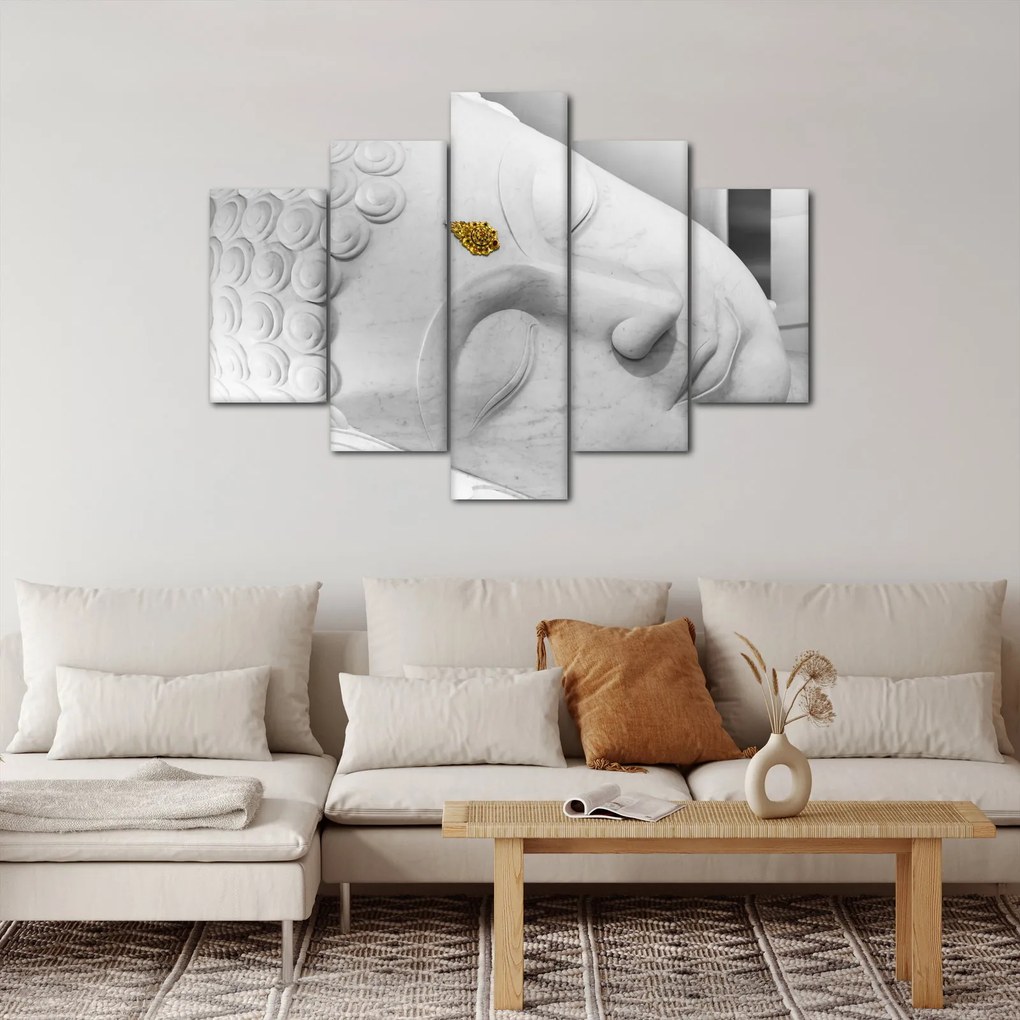 Tablou - Buddha alb (150x105 cm)