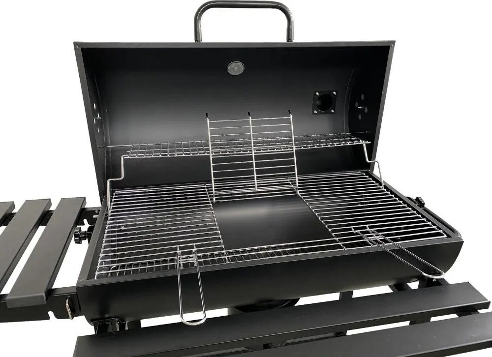 Grătar multifuncțional cu afumătoare + rotisor electric KRISTEN