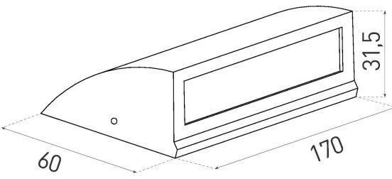 Aplică perete exterior LED LED/6W/230V IP54