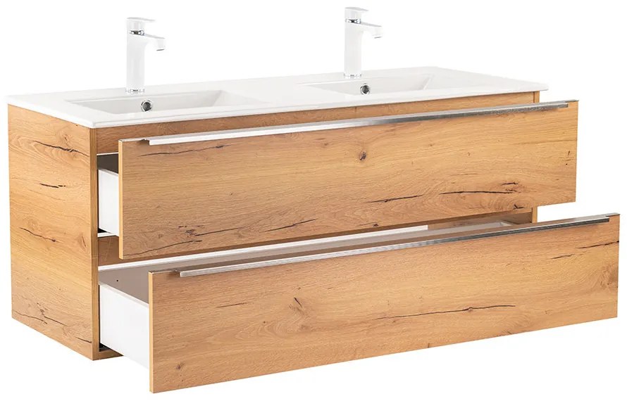 Mobilier complet de baie Vario Trim 120 stejar-stejar