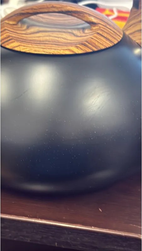 La mâna a doua: Ceainic cu fluier Klausberg KB 7565, 3 L, Baza groasa, Inductie, Negru/Maro