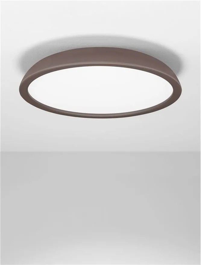 Lustra LED aplicata stil modern FELICIA maro 60cm