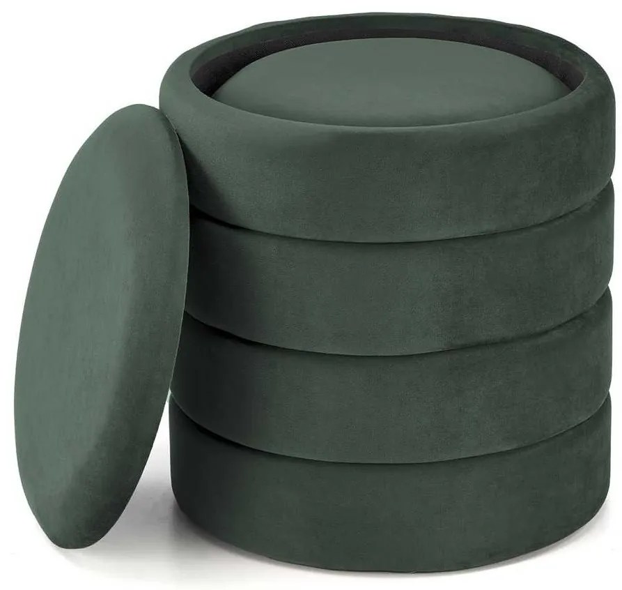 Taburet Chase, verde închis