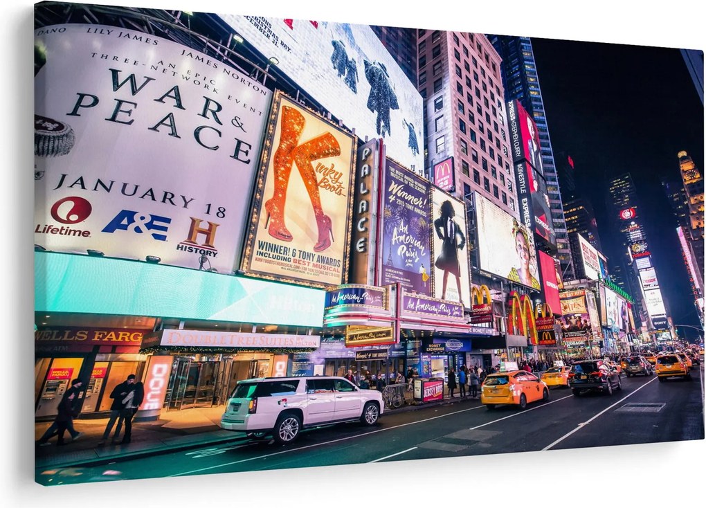 Tablou - New York Theather District (90x60 cm)