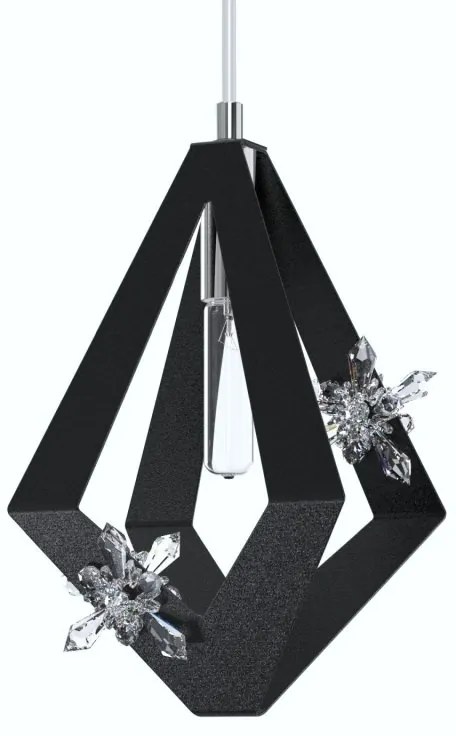 Lustra moderna cu 3 pendule design LUX realizat manual CRYSTALLO XL
