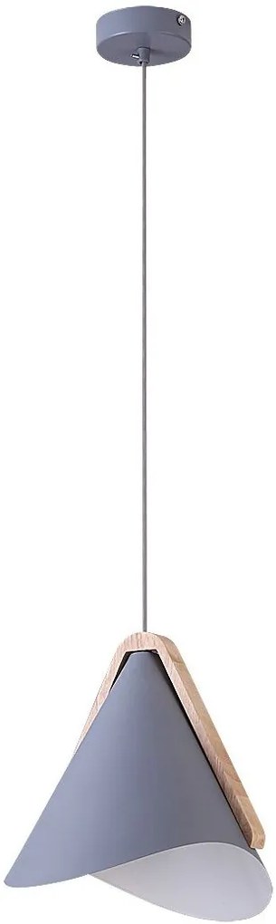 Rabalux Neva lampă suspendată 1x60 W gri/frasin 6649