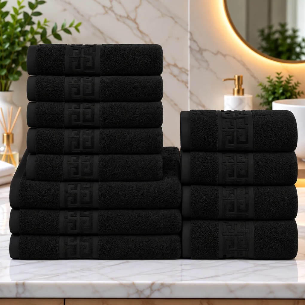 Set 12 Prosoape Premium Bumbac 100% – Moi &amp; Absorbante 🔥