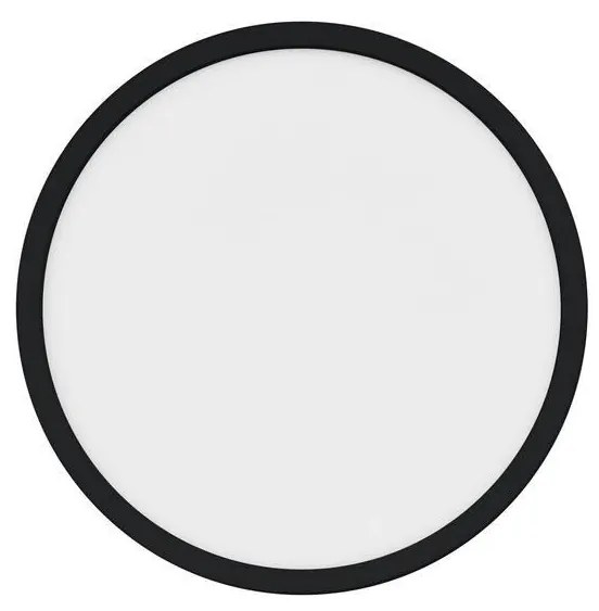 Plafoniera LED design silm IP54 baie Oja 29 negru 3000-4000K 2015026103 NL