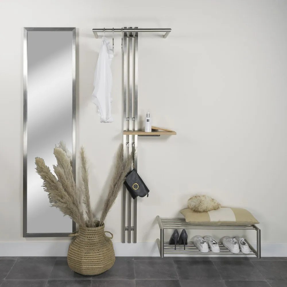 Pantofar argintiu suspendat din metal 80x23x33,5 cm Soenz – Spinder Design