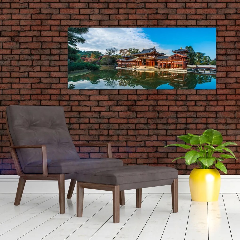 Tablou - Templul Byodo-in, Japonia (120x50 cm)