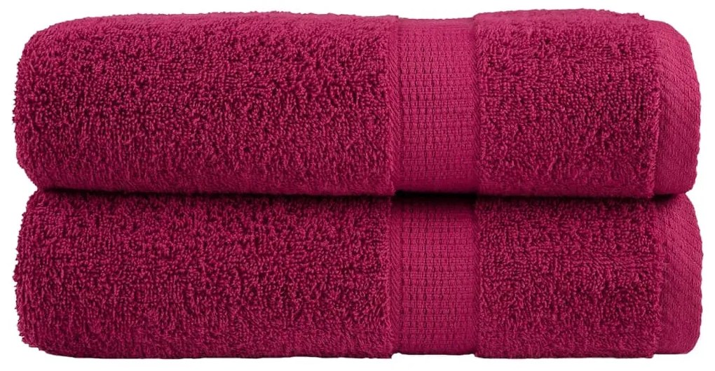 vidaXL Prosoape de mâini premium SOLUND 2 buc 50x100cm 600gsm