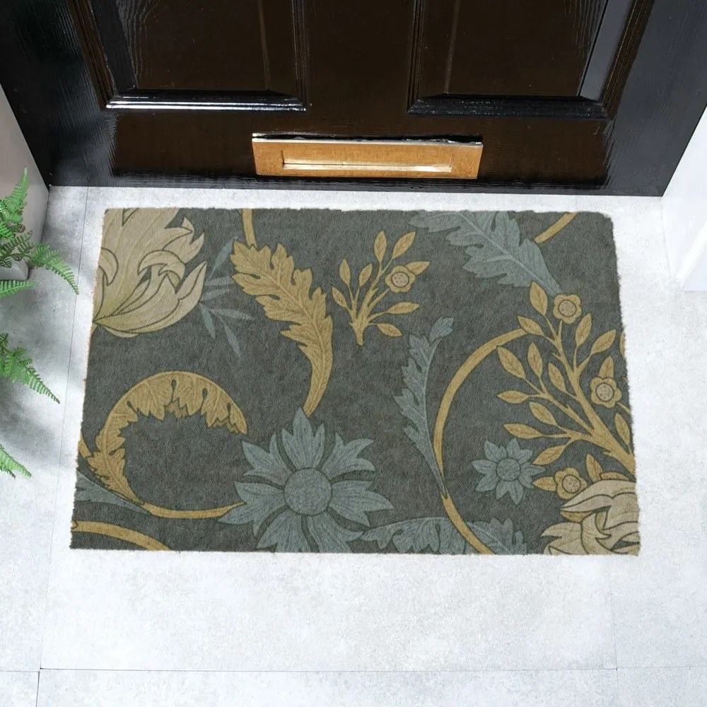 Covoraș de intrare din fibre de nucă de cocos 60x90 cm William Morris – Artsy Doormats