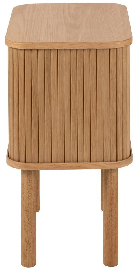 Noptieră în culoare naturală cu aspect de lemn de stejar Langley – Actona