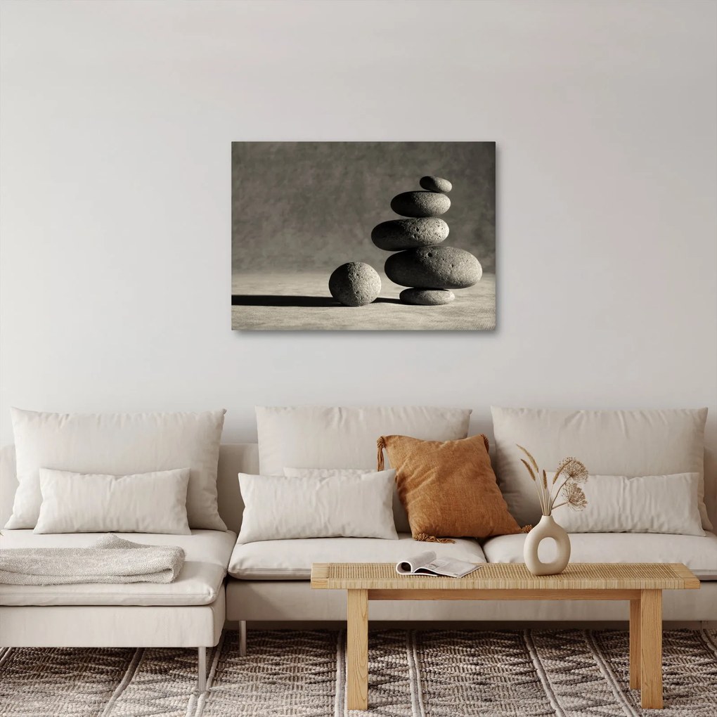 Tablou - Pietre gri (70x50 cm)