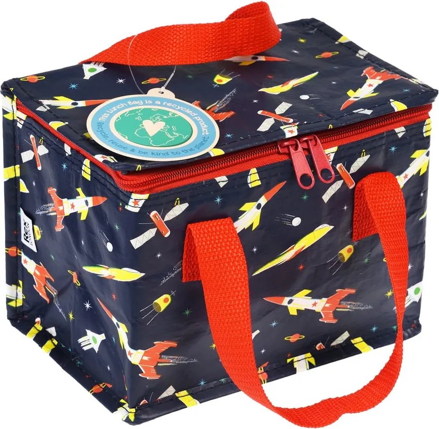 Geantă termoizolantă albastru-închis Space Age Rocket – Rex London