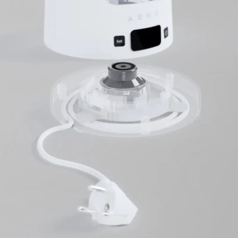 Ceainic electric AENO EK6 AEK0006, 2200 W, 1,7 l, 40-100 °C, STRIX, LED, perete dublu, filtru, bază rotativă la 360°, alb
