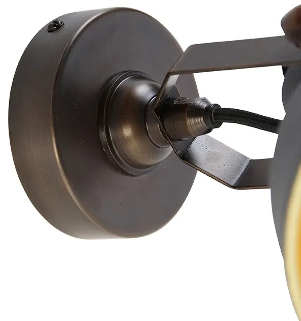 Lampă de perete industrială din beton cu cupru reglabil - Liko