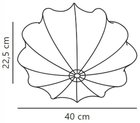 Plafonieră Nordlux AERON 1xE27/40W/230V d. 40 cm