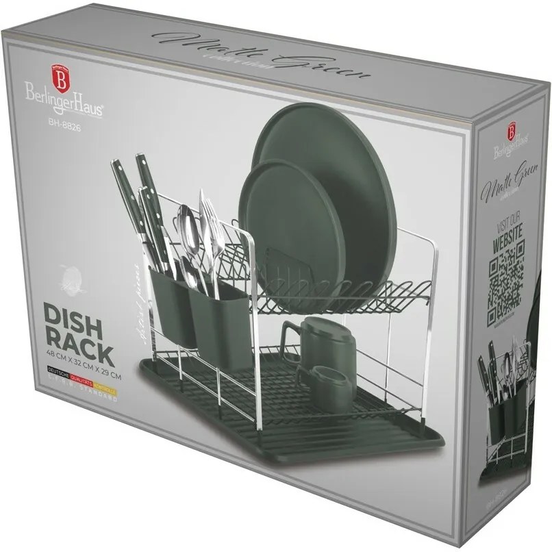 BerlingerHaus Scurgător pentru vase Matte Green