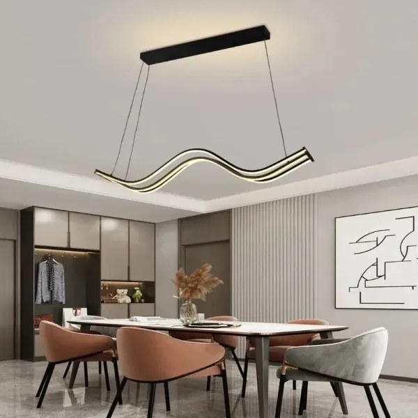 Lustră LED dimabilă pe cablu LED/70W/230V 3000-6500K + telecomandă