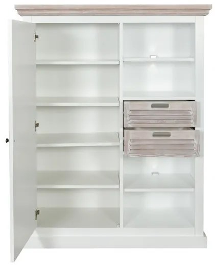 Set Living Cortina Alb Si Miere, 320 Cm