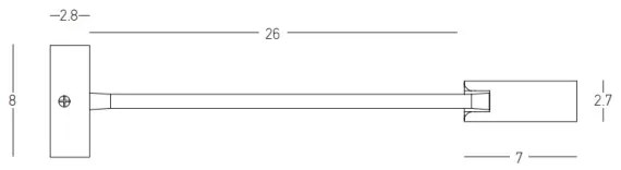 Veioză LED flexibilă Zambelis 22050 LED/3W/230V CRI90 alb