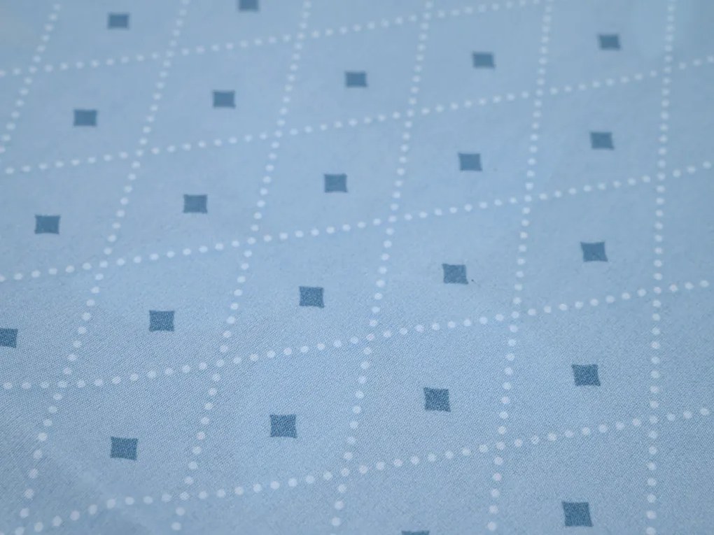 Lenjerie de pat din bumbac THERSA albastru Dimensiune lenjerie de pat: 70 x 90 cm | 140 x 200 cm