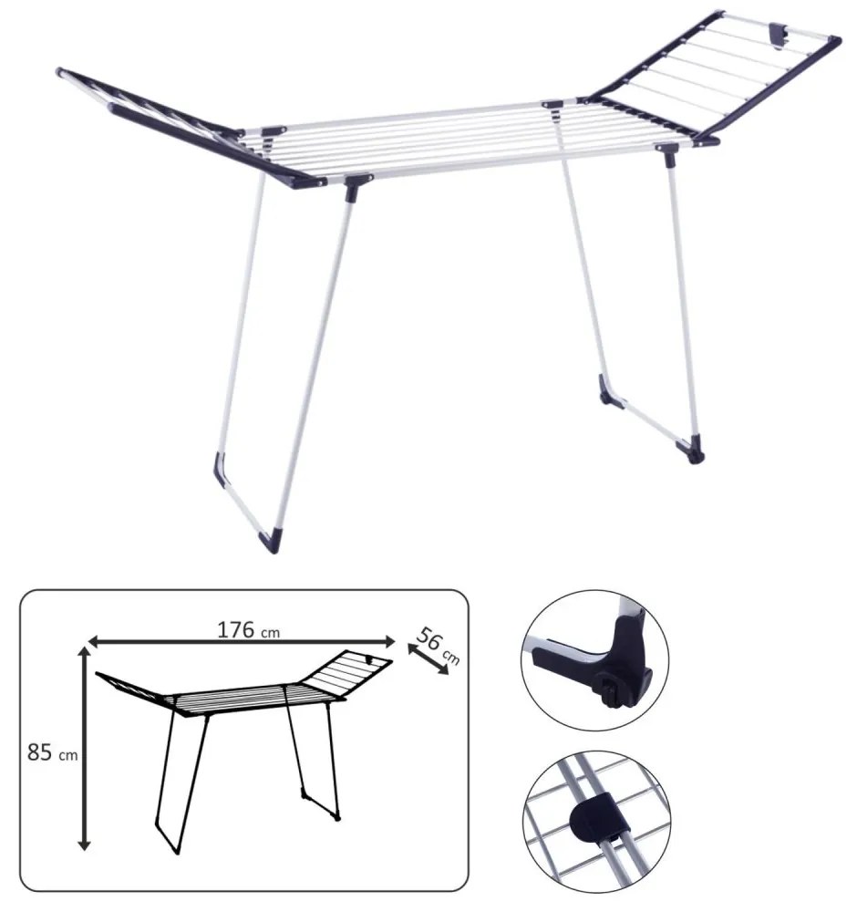 Uscător de rufe de calitate 176 x 56 x 85 cm