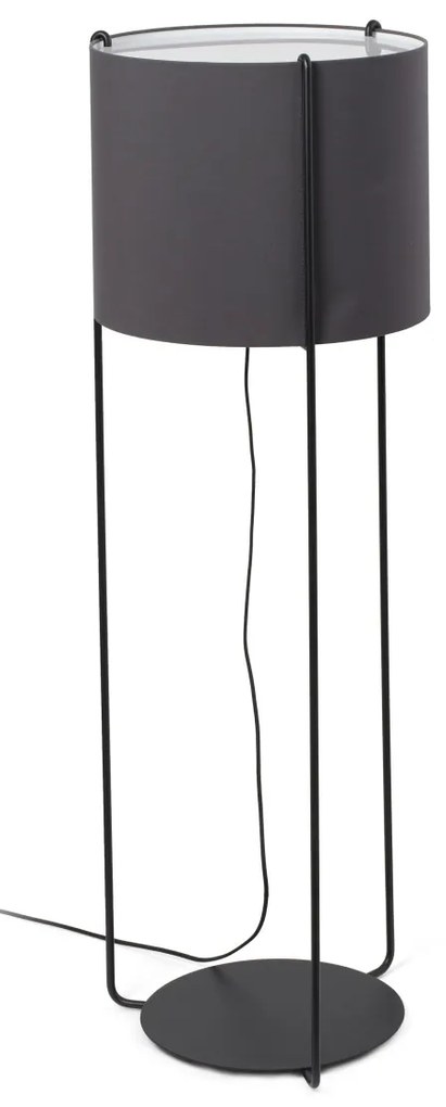 Lampa podea / Lampadar modern design elegant DRUM gri antracit