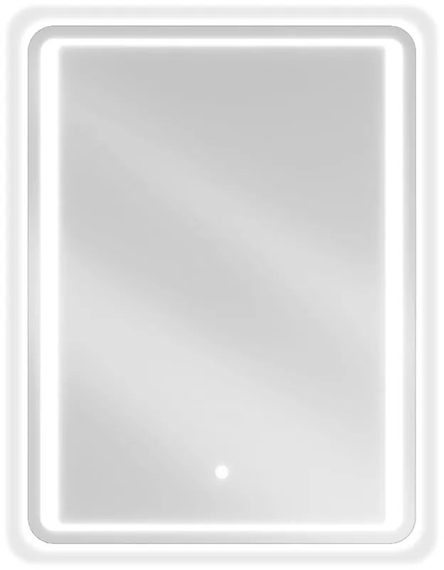 Mexen Zusa oglindă iluminată de baie 60 x 80 cm, LED 6000K, anti aburire - 9808-060-080-611-00