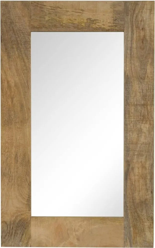 vidaXL Oglindă, lemn masiv de mango, 50 x 80 cm