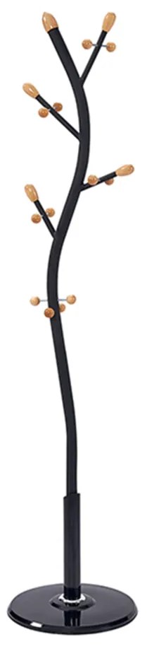 Suport de haine din metal Sadik, negru, 175 cm