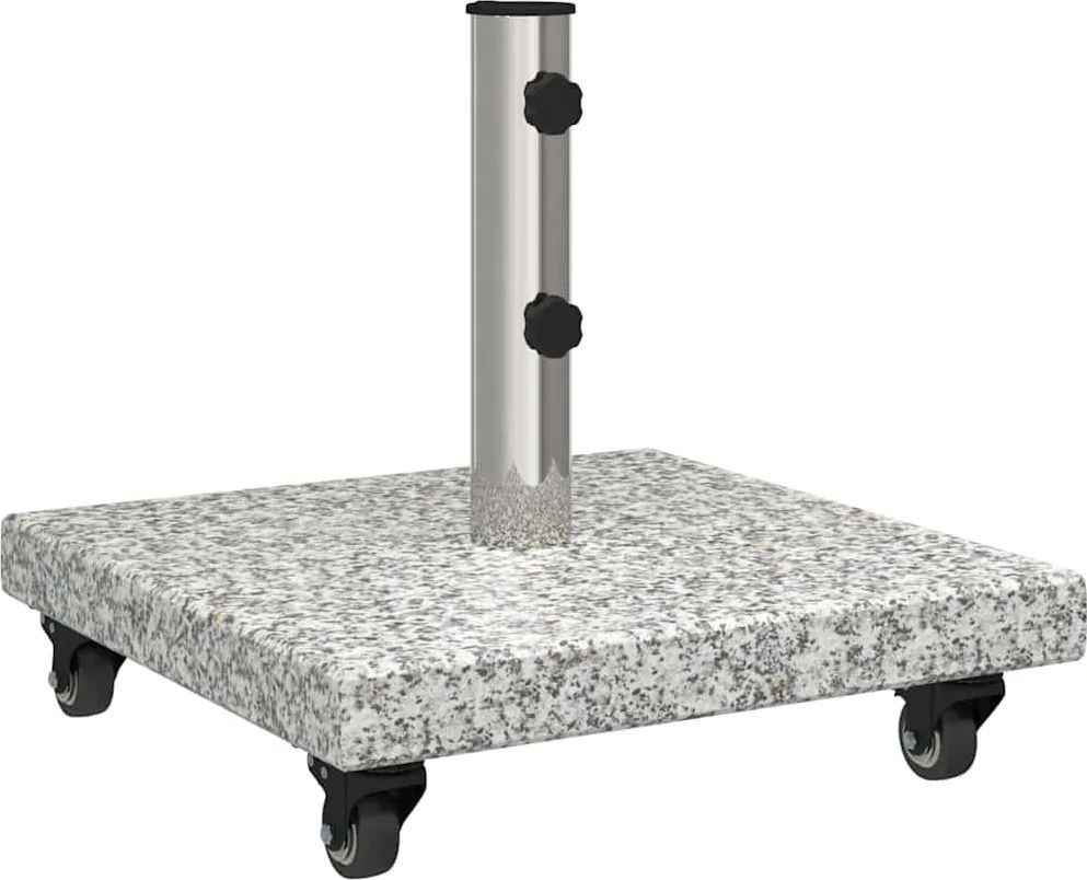 vidaXL Bază pentru umbrelă Gri 45 x 45 x 45 cm Granit