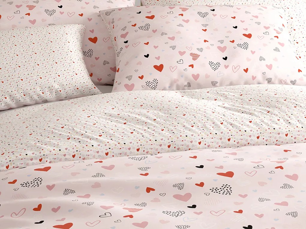 Lenjerie de pat din bumbac LOVITA roz Dimensiune lenjerie de pat: 70 x 90 cm | 140 x 200 cm
