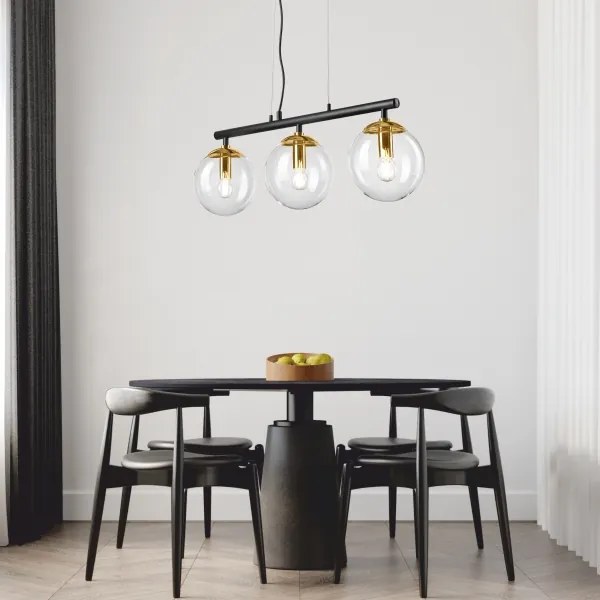 Lustră pe cablu ELOISE 3xE14/15W/230V